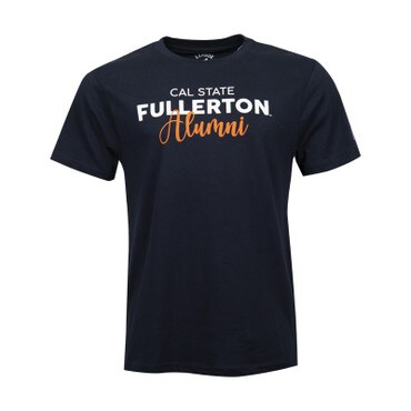 Cal State Fullerton Script Alumni Tee - Navy